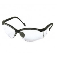 Breeze, Black Frame/Clear Lens Safety Glasses